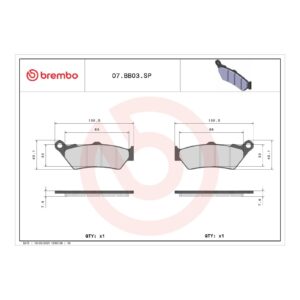 Brembo Brake Pad - Sintered Rear - Image 2