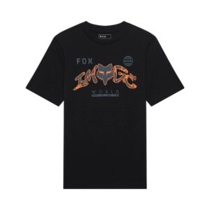Fox Image Print Tee Youth Black - Image 2