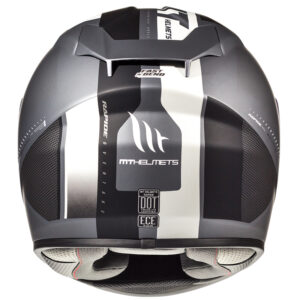 MT Rapide Overtake Road Helmet Grey/Matte White - Image 3
