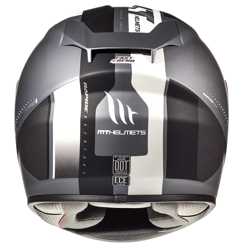 MT Rapide Overtake Road Helmet Grey/Matte White