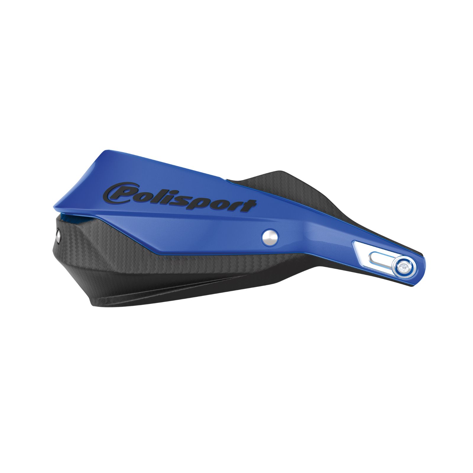 POLISPORT TRAIL BLAZER HANDGUARD W/ METAL BAR - BLUE/BLACK - Image 1