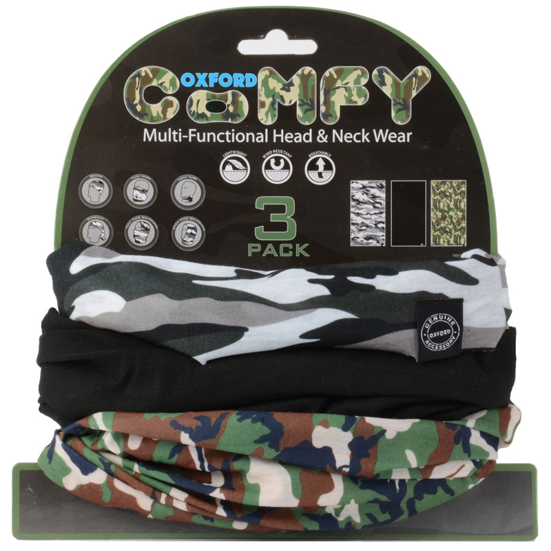 Neck Warmer Oxford Comfy 3 Pack Range