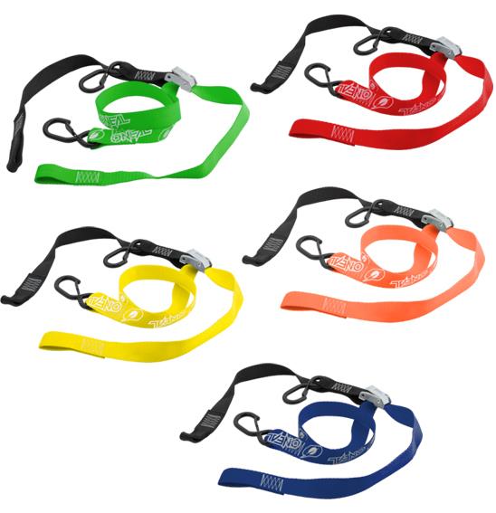 Oneal DLX Tiedowns 1 1/2 Inch With Softloop and Secure Hook