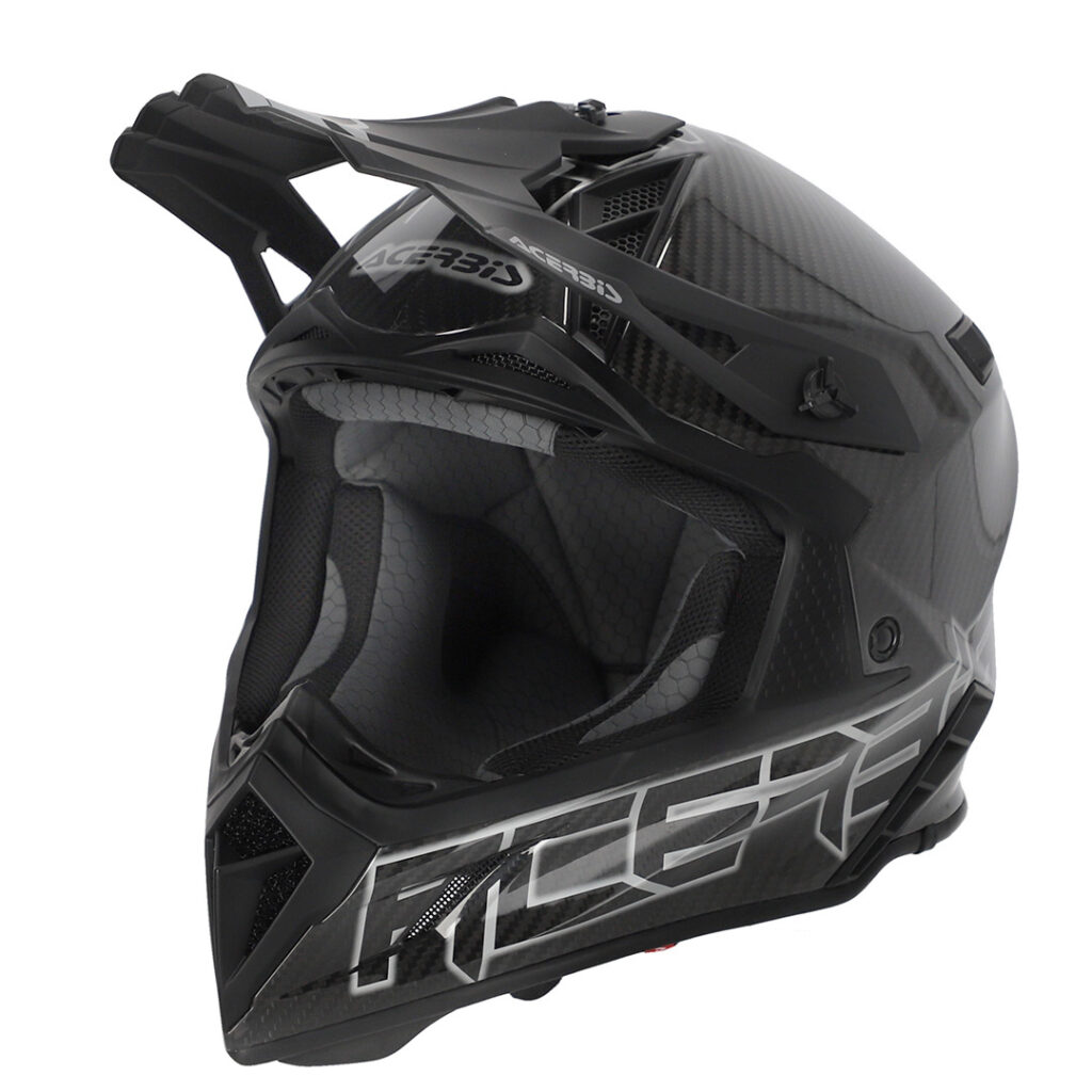 Acerbis ECE 22-06 Motcross Helmet Carbon Black/Grey