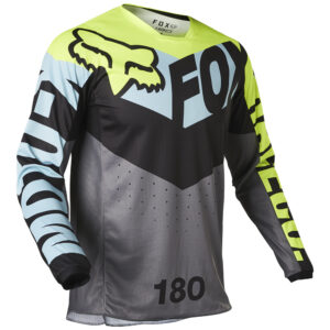 Fox 180 Trice Teal Motocross Jersey - Image 1