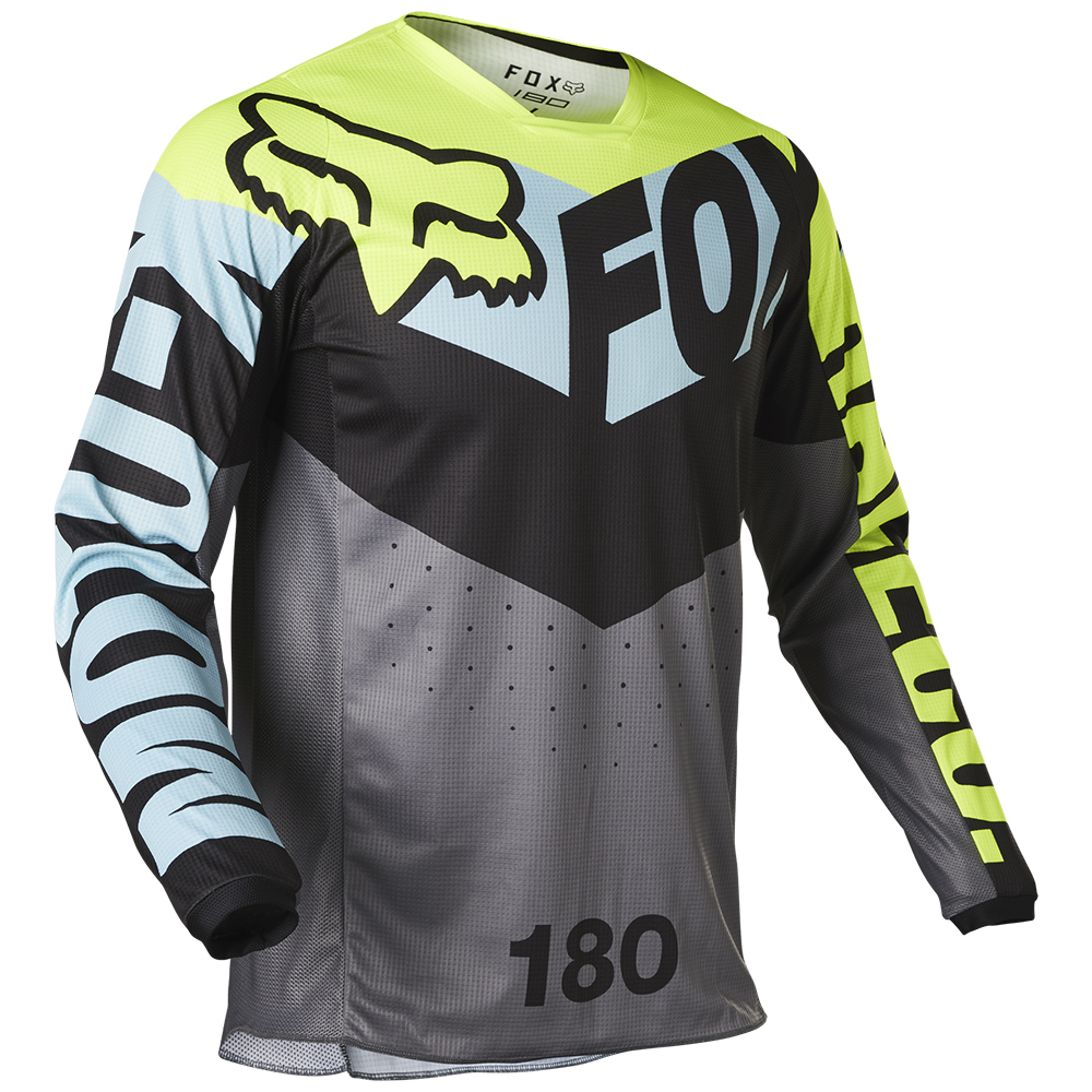 Fox 180 Trice Teal Motocross Jersey