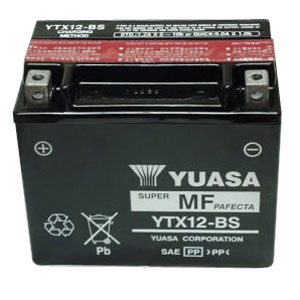 Yuasa YT12A-BS battery 0.5L Sealed