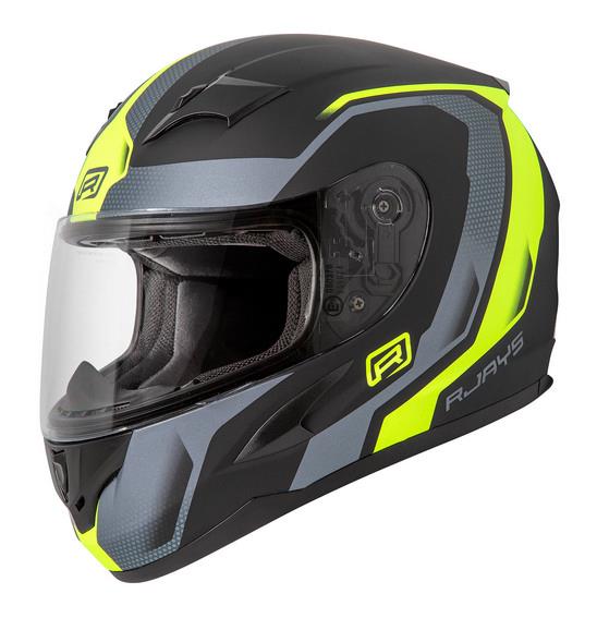 Rjays Grid Road Helmet Matte Black/Hi-Vis