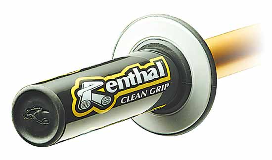 RENTHAL CLEAN GRIP BLACK/RED