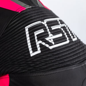 RST Tractech EVO 4 CE 1-PC Leather Suit Ladies Black/Pink/Grey - Image 5