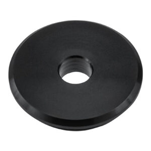 Zeta Aluminium Throttle Tube Replacement End Plug with O-Ring - Black - Image 2