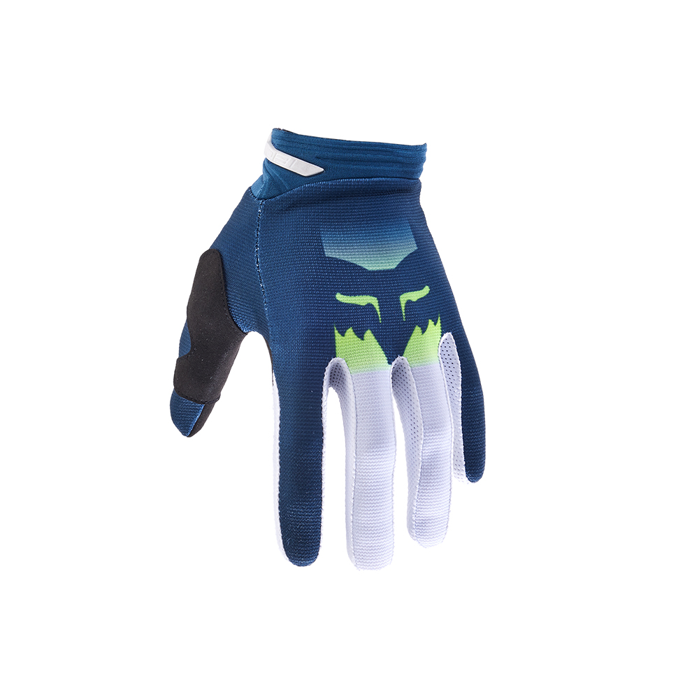Fox 180 Flora Motocross Gloves Dark Indigo