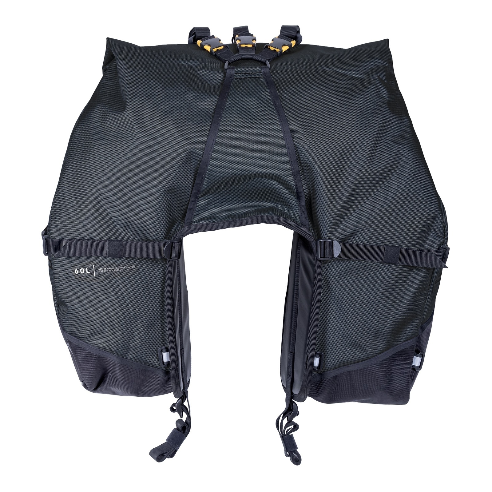 Giant Loop Great Basin Saddlebag Black (68L) - Image 2