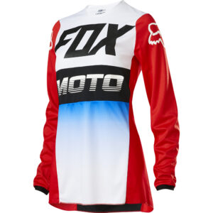Motocross Jersey Fox 180 FYCE Ladies Blue/Red - Image 1