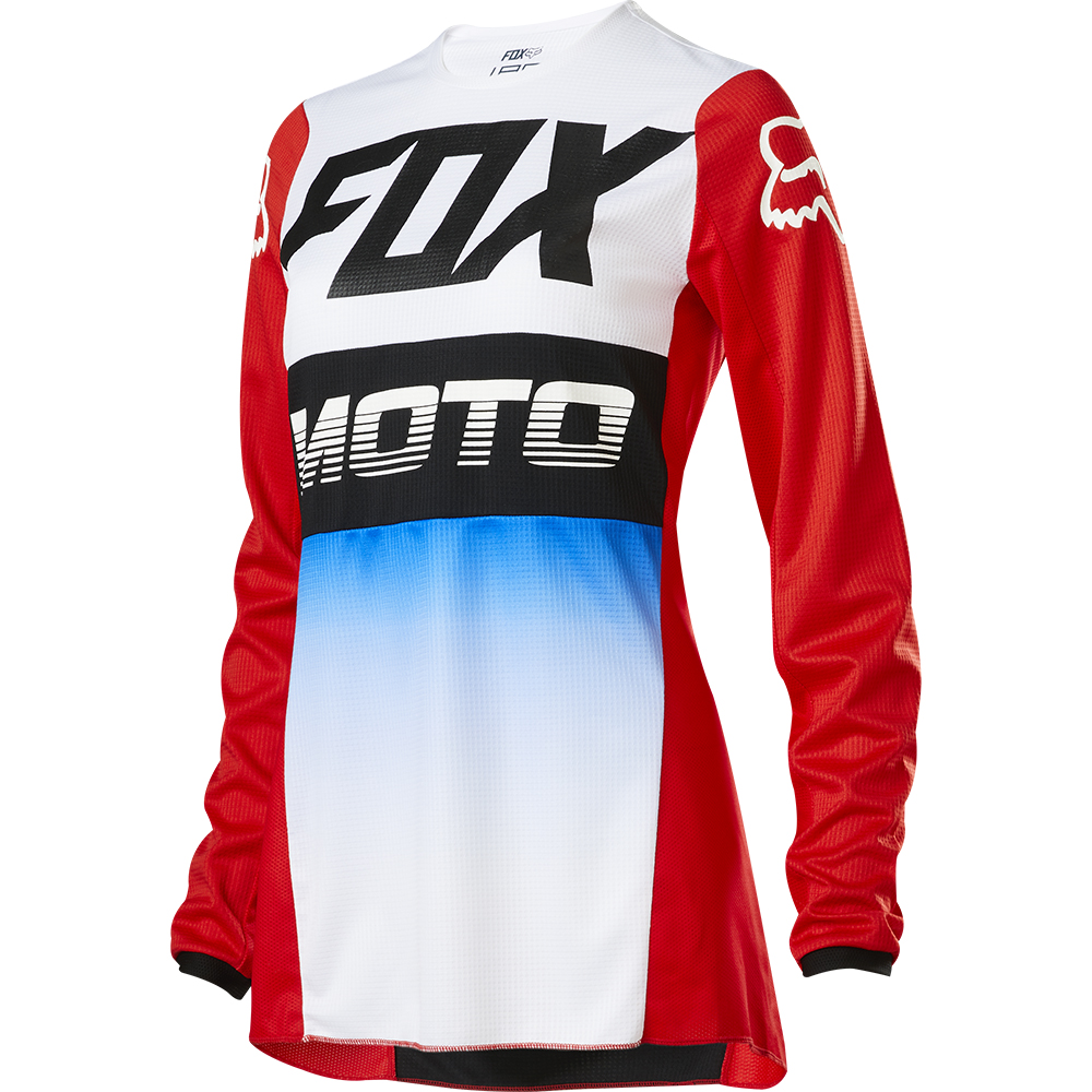 Motocross Jersey Fox 180 FYCE Ladies Blue/Red