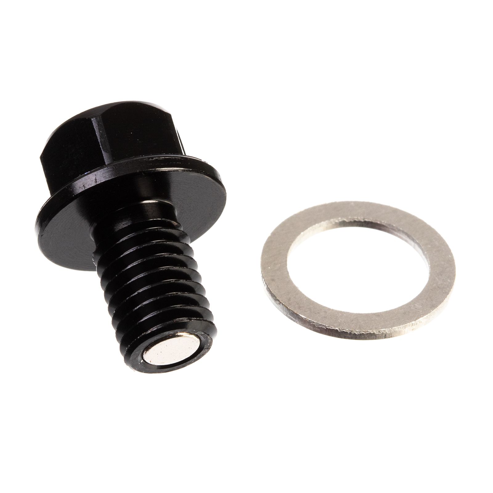 WHITES MAGNETIC SUMP PLUG BLK M10 x 15 - P1.5 - Image 1
