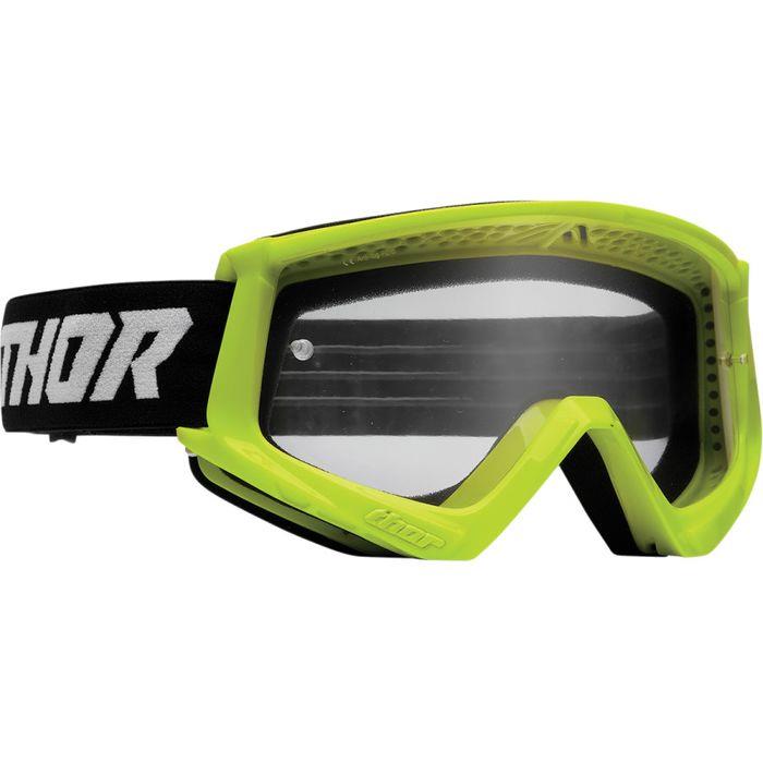 Thor Combat Motocross Goggles Youth Acid/Black