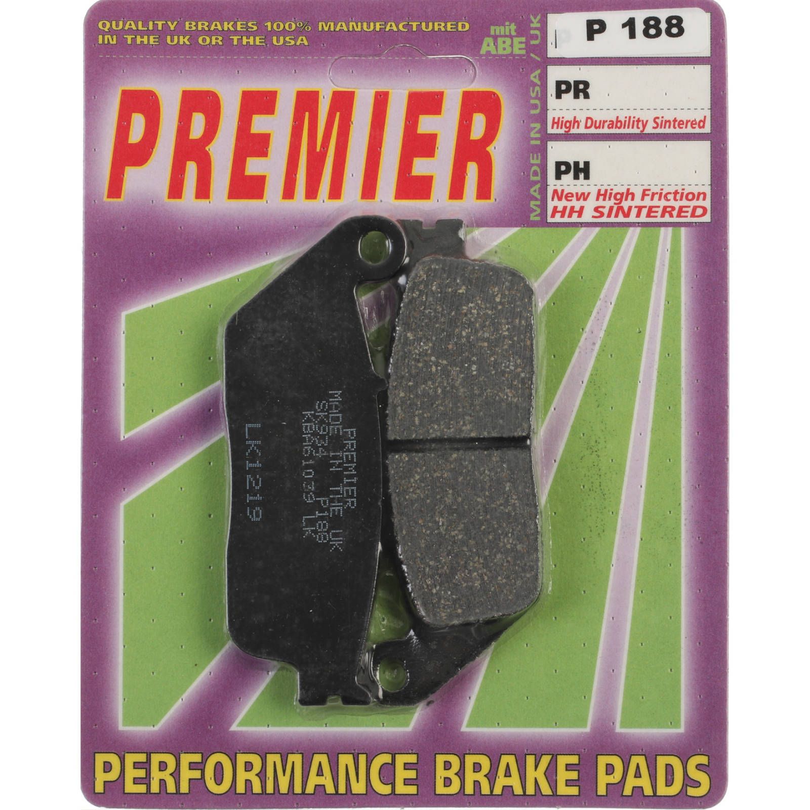 PREMIER BRAKE PADS P188 – HON | TRI