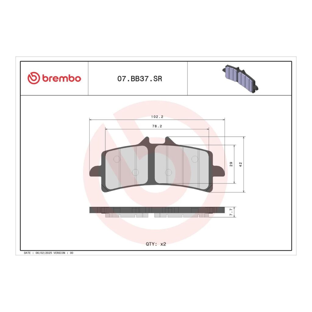 Brembo Brake Pad - Sintered Xtra