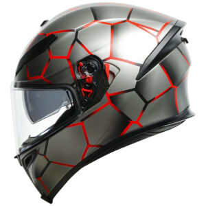AGV K5 S Road Helmet Vulcanum Red - Image 4