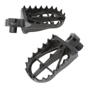 Zeta Wide Foot Pegs CrMo Mid KX65 / 80 / 85 / 100 / KLX140 - Image 2