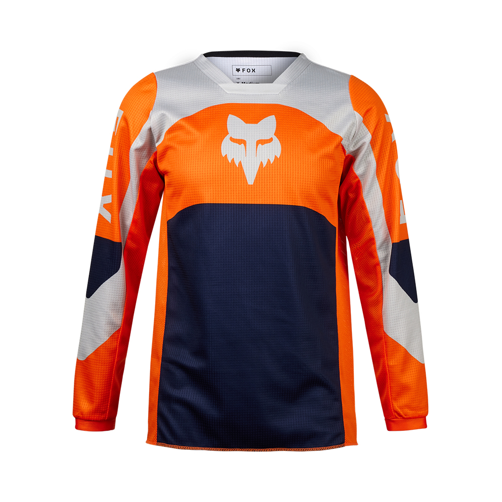 Fox 180 Nitro Motocross Jersey Youth Flo Orange