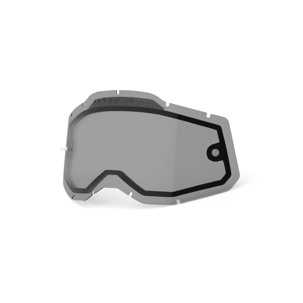 100% Racecraft 2/Accuri 2/Strata 2 Dual Vented Lens - Smoke