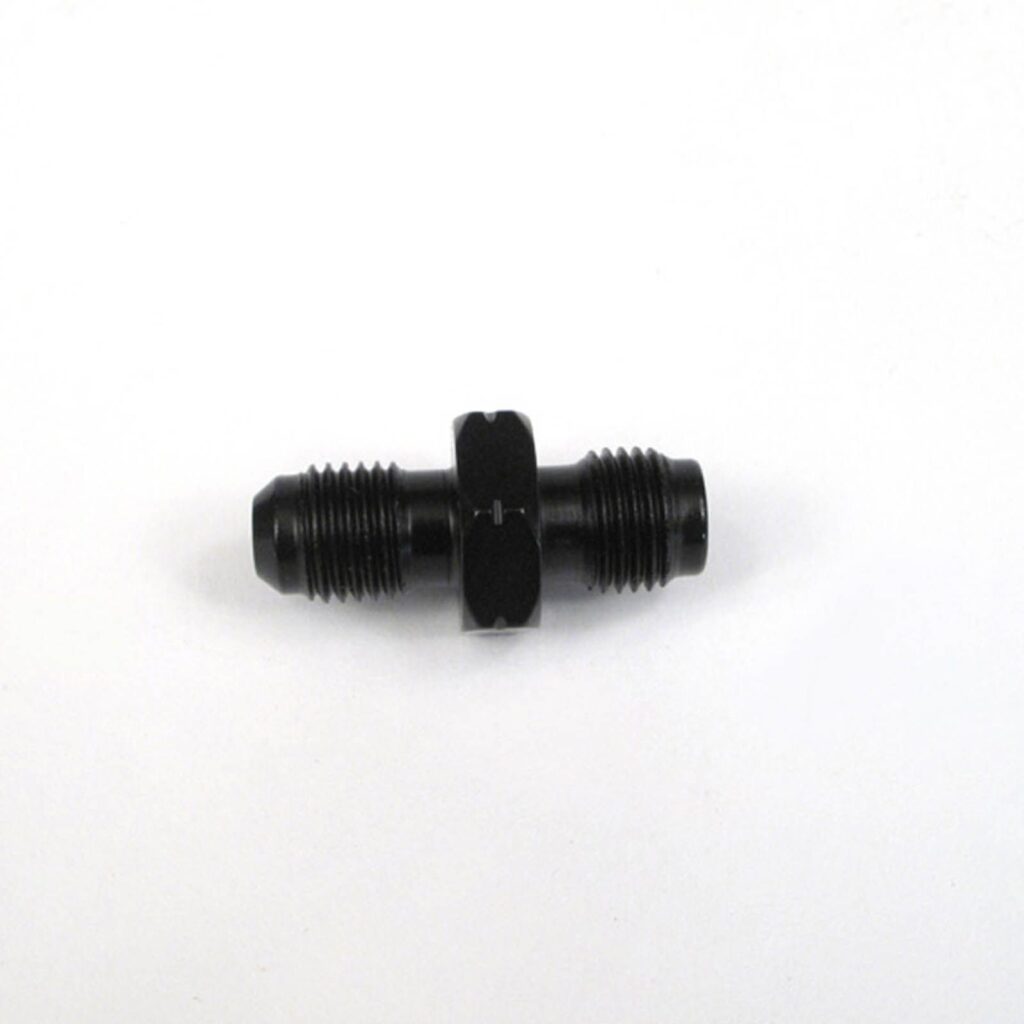 WHITES BRAKE - MALE ADAPTOR 3/8-24TPI-10mmX1.0 - STEEL BLK
