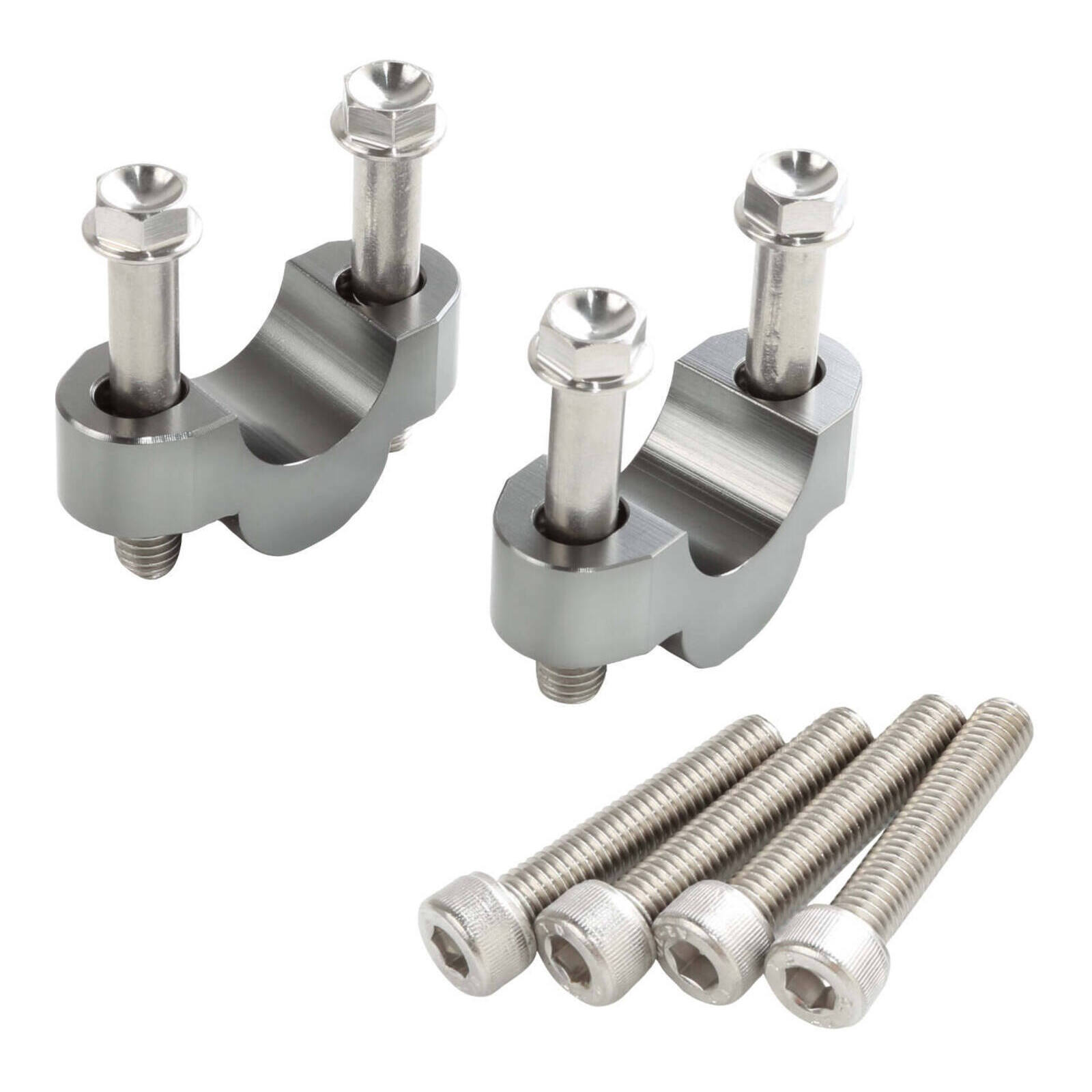 Zeta Bar Rise Spacer Height 14mm, 22.2mm Bar - Ti-Colour - Image 2