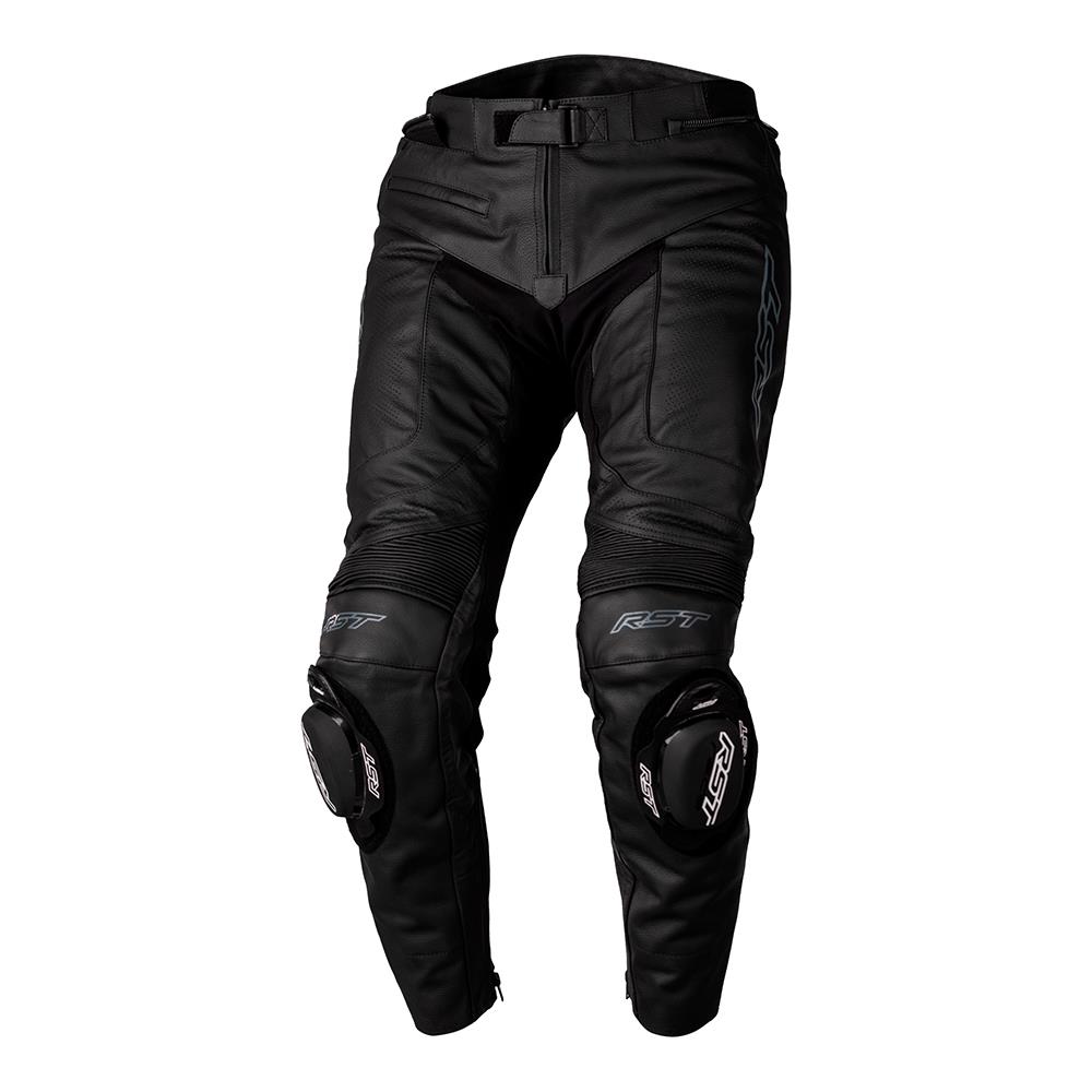 RST S1 CE Leather Road Pants Shortleg Black