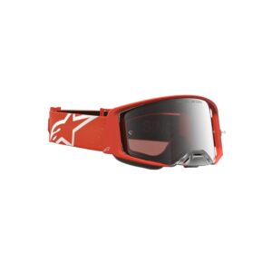 Alpinestars Supertech Vesta Motocross Goggles Orange/Silver Mirror Lens - Image 2