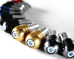 RENTHAL BAR END PLUGS SET BLCK - Image 1