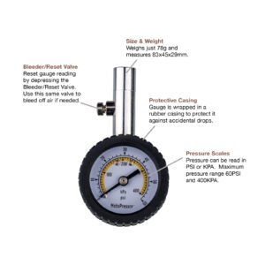 ROCKY CREEK MOTOPRESSOR DIA TYRE GAUGE - Image 5
