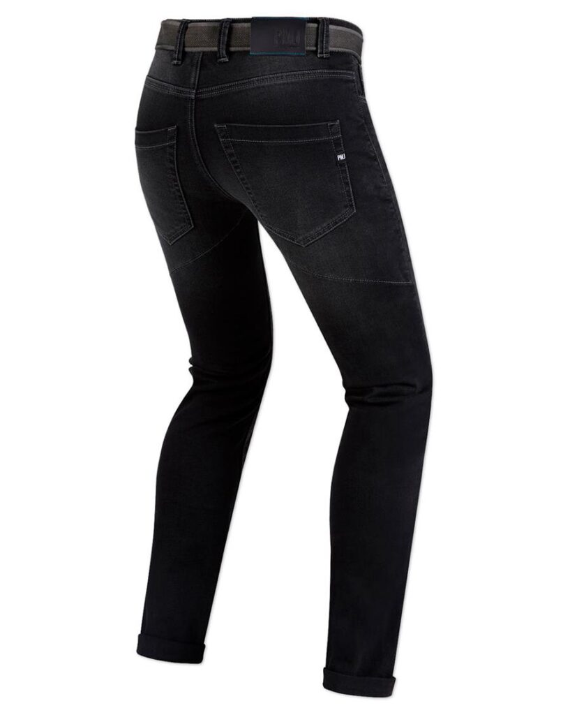 CAFE RACER JEANS WITH BELT BLACK