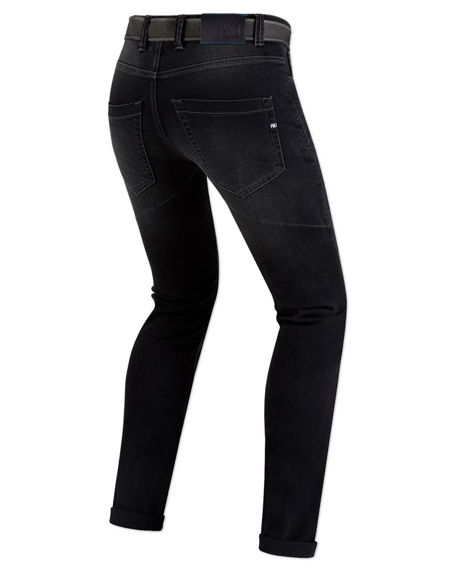 CAFE RACER JEANS WITH BELT BLACK - Image 4