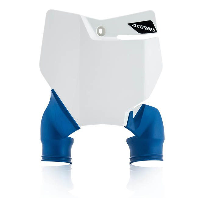 *Raptor Fr No.Plate Husqvarna White/Blue Acerbis [A]