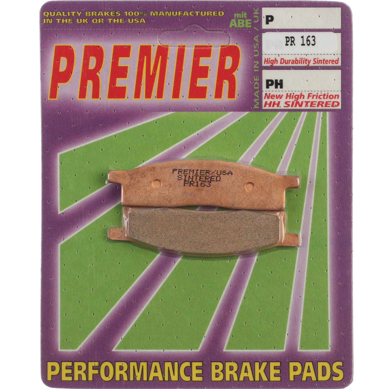PREMIER BRAKE PADS FULL SINTERED MOTO X - Image 1