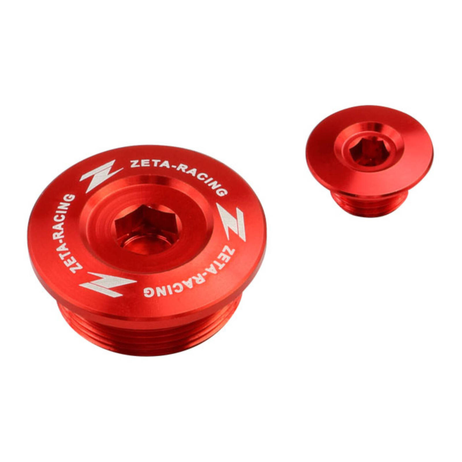 Zeta Engine Plugs Honda CRF250R '18- - Red - Image 1
