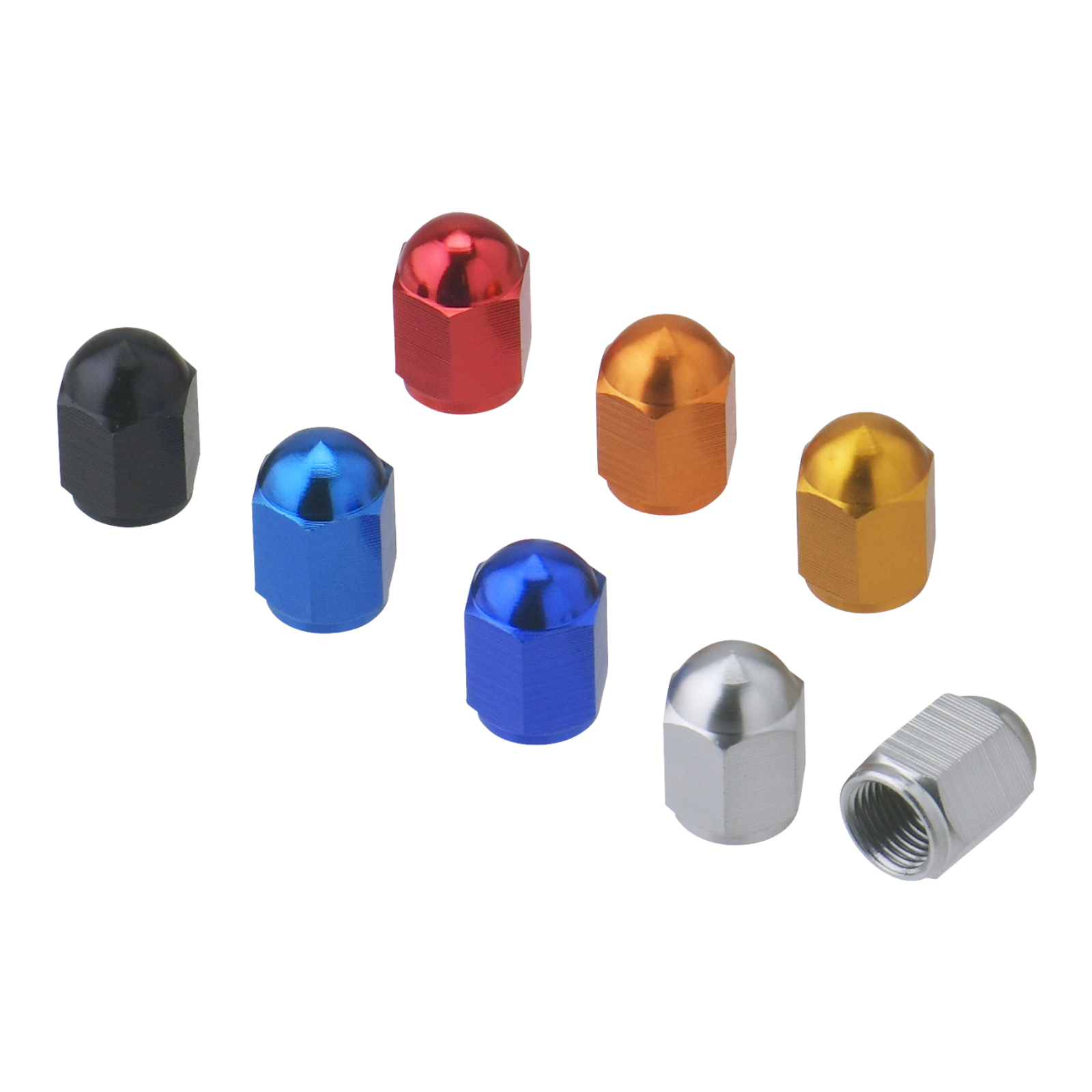 DRC ALUMINUM VALVE CAPS 2PCS GOLD - Image 4