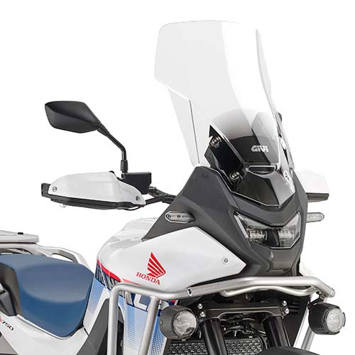GIVI SCREEN HONDA XL 750 TRANSALP '25-> CLEAR 56x38.5 cm 16 cm TALLER