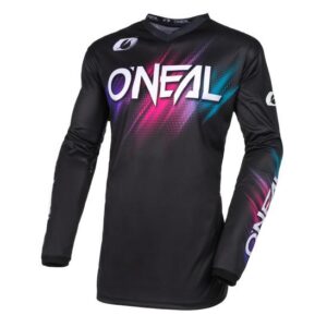 Oneal Element Voltage Motocross Jersey Ladies Black/Pink - Image 1