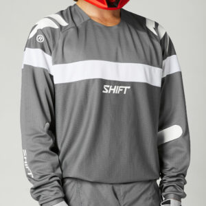 Motocross Jersey Shift White Label Void Grey/White - Image 1