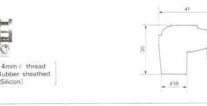NGK plug Cap TB05EMA black    8636                         [AC] - Image 14