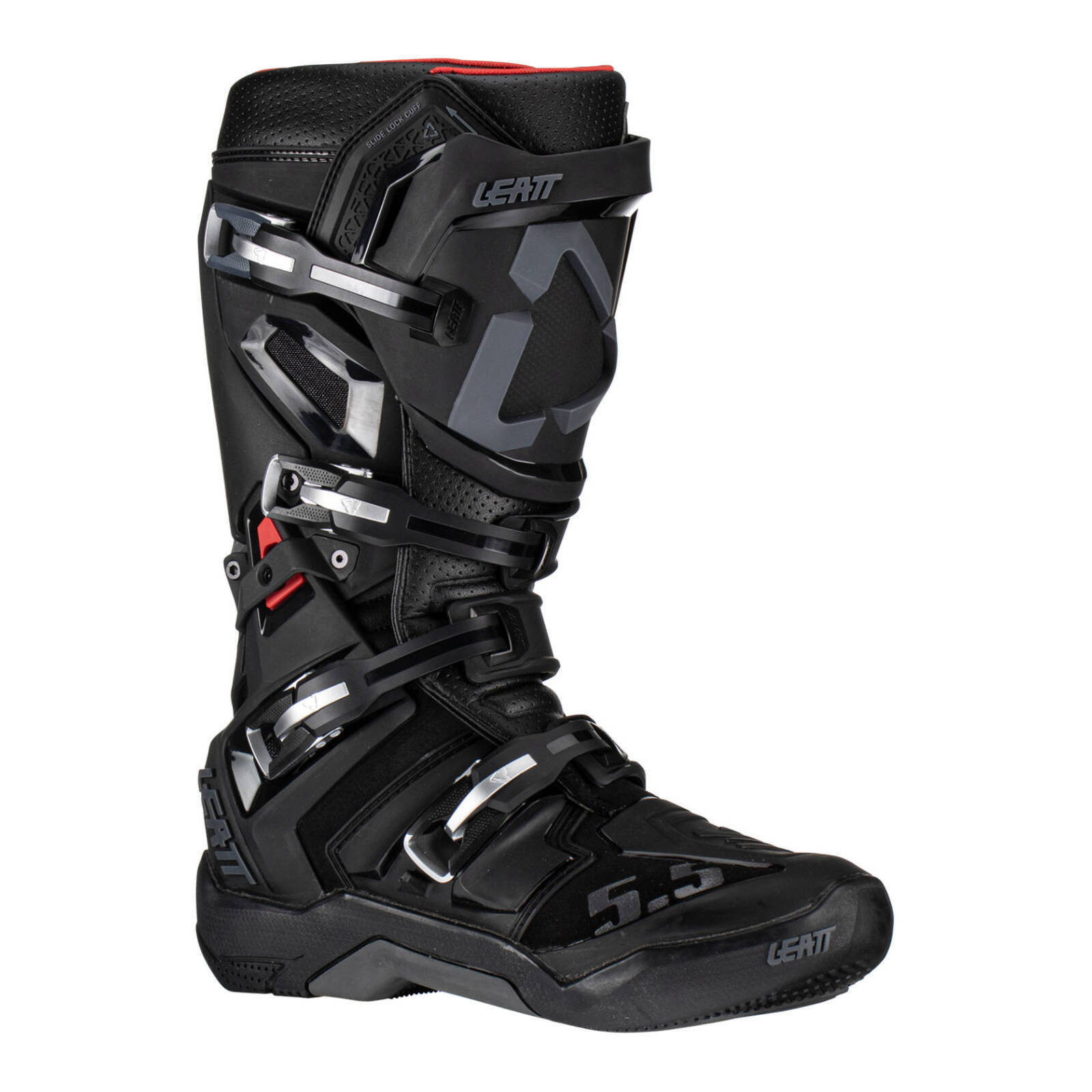 Leatt 5.5 Flexlock Motocross Boots - Black - Image 1