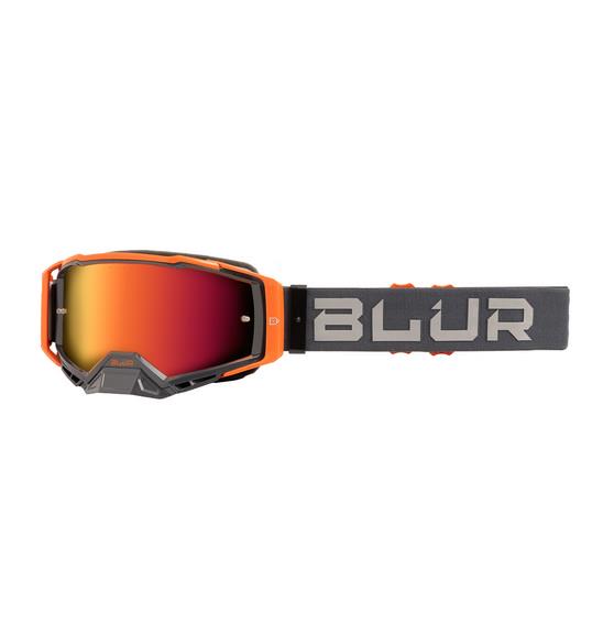 Blur B-40 Motocross Goggles Grey/Orange