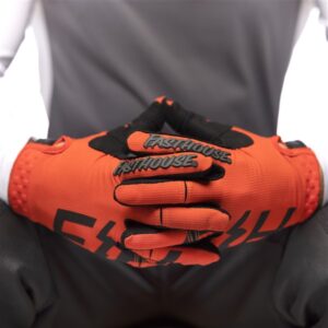 Fasthouse Elrod Nocturne MTB Gloves Red - Image 4