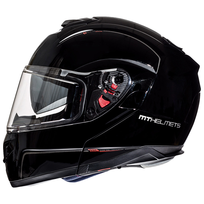 MT Atom SV Flip Front Helmet Gloss Black