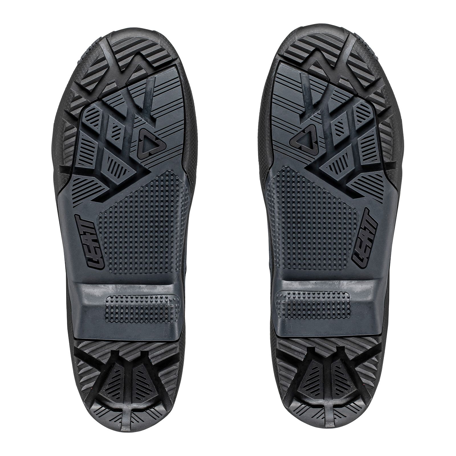 LEATT BOOT OUTER SOLE 4.5/5.5 ENDURO US10/11 PAIR BLK/GREY - Image 1
