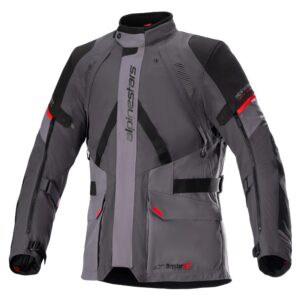 Alpinestars Drystar XF Adventure Jacket Grey/Tar/Bright Red - Image 1