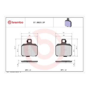 Brembo Brake Pad - Sintered Rear - Image 2
